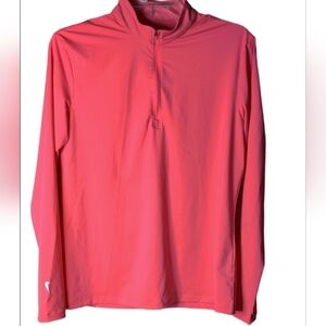 Nike DrinFit Vibrant Pink Quarter-Zip Top Size Medium